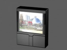 Projection TV 3d model preview