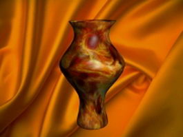 Ornamental vase 3d model preview