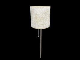 White drum lamp shade 3d preview