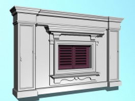 Exterior window shutters 3d model 3ds max files free download - CadNav