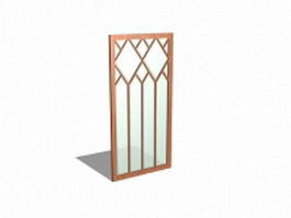Window pane inserts 3d model preview