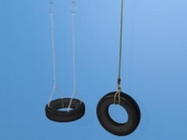 Tire swings 3d preview