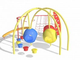 Swing playset 3d model preview