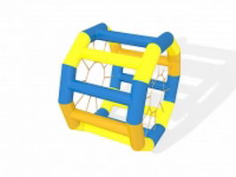 Inflatable water wheel 3d preview