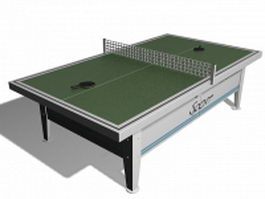 Table tennis table 3d preview