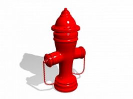 Mueller fire hydrant 3d model preview