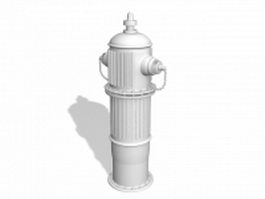Old fire hydrant 3d preview
