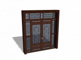 Exterior Front Door 3d model preview