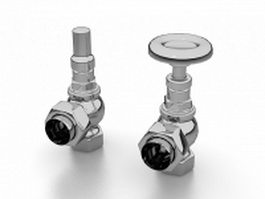 Thermostatic radiator valves 3d preview