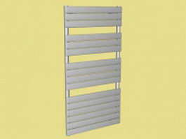 Wall mounted radiator 3d model preview