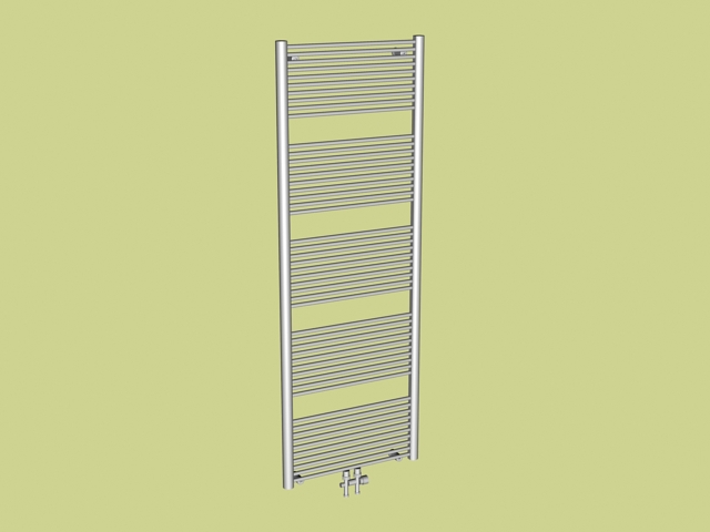 Ladder towel radiator 3d rendering