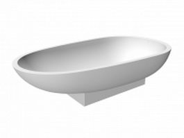 Spoon tub 3d model preview