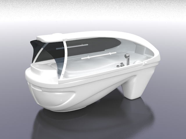 Hydro massage SPA 3d rendering