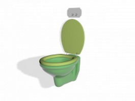 Wall hung toilet 3d preview