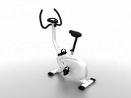 Bicycle exercise machine 3d model preview