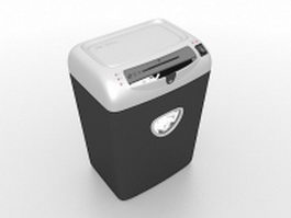 Small paper shredder 3d preview