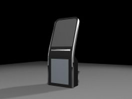 Kiosk and self-service terminal 3d model preview