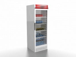 Drink fridge 3d model preview