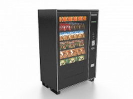 Snack vending machine 3d model preview