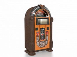 Jack Daniels vending machine 3d model preview