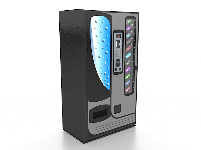 Soda vending machine 3d model 3ds max files free download