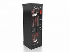 Cafe vending machine 3d model preview