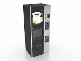 Commercial coffee vending machine 3d model preview