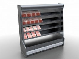 Fresh meat display case 3d preview
