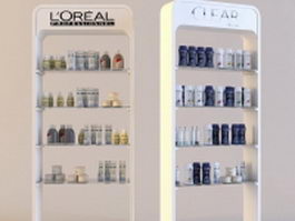 Loreal products cosmetics showcase 3d preview