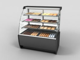 Bakery display case 3d preview