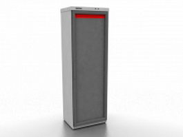 Commercial display refrigerator 3d model preview