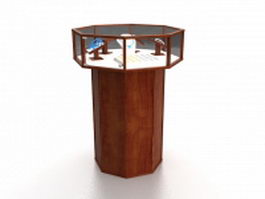 Jewelry store display case 3d preview