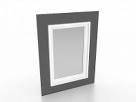 Small bathroom window 3d model preview