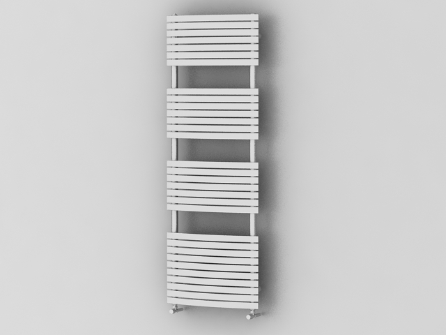 Wall panel radiators 3d rendering
