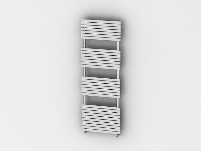 Modern wall radiators 3d rendering