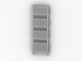 Wall mounted towel warmers 3d model preview