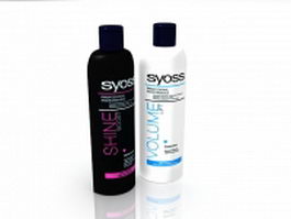 Syoss shampoo 3d model preview