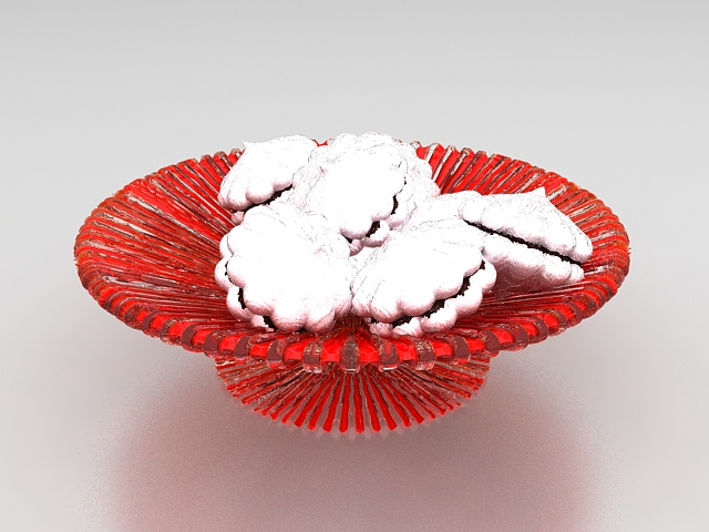 Dessert pastry 3d rendering