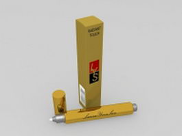 Makeup eraser pen 3d model preview