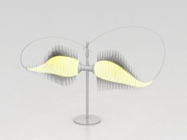 Modern decorative table lamp 3d model preview