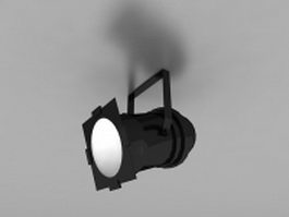 Ceiling mounted spotlight 3d model preview