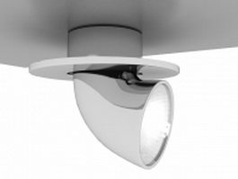 Ceiling recessed spotlight 3d model preview