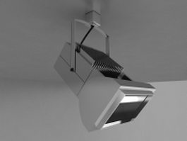 Directional ceiling light fixture 3d model preview