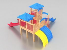 Toddler playground equipment 3d model preview