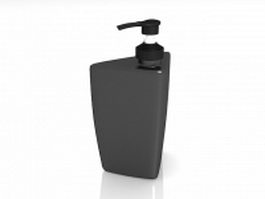 Pump soap dispenser 3d model preview