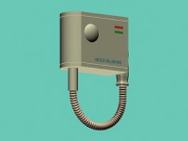 Hand dryer for bathroom 3d model preview
