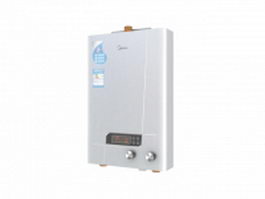 Gas water heater 3d preview