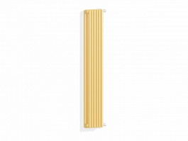 Yellow vertical radiator 3d preview