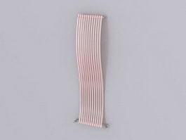 Copper radiator for home 3d preview
