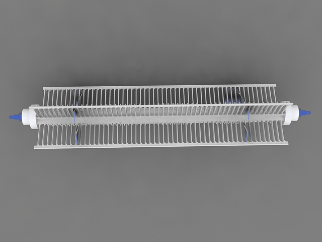 Radiator towel rack 3d rendering
